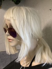 Damen Perücke blond cosplay Zöpfe