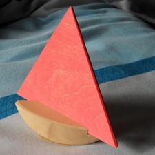Segelboot Holzspielzeug