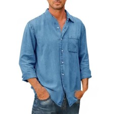Herren jeanshemd knöpfe jeans - knöpfe,