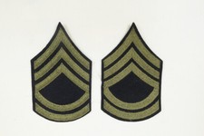 US 1950`s Navy Twill Ranks Dienstgradabzeichen - Sergant First Class - Uniform