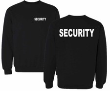 Security sweatshirt pullover - security,