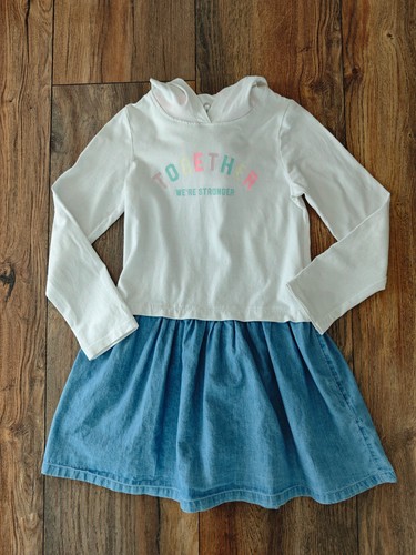 Kleid langarm jersey 128 - langarm, gr.