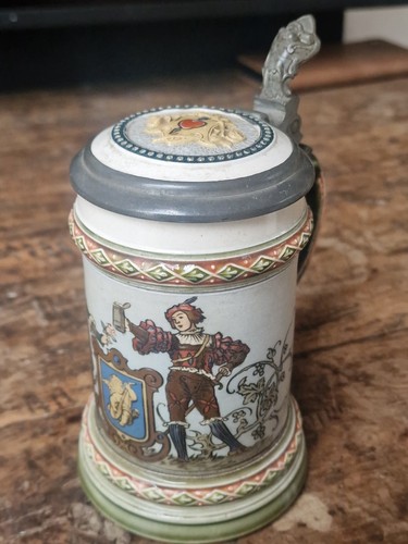 Alter bierkrug von villeroy - alter, &