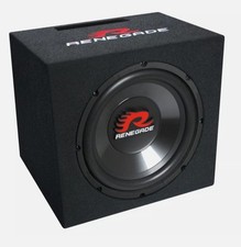 Renegade RXV-1200 30cm 12" Bassreflex-Subwoofer 600 Watt Auto Sub Bassbox  