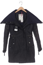 myMo Mantel Damen Jacke Parka Gr. XS Baumwolle Marineblau #uq1u6j7
