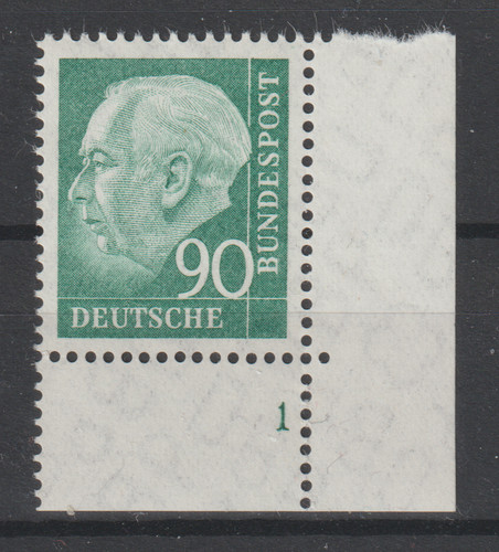 Bund michel 265 - michel-nr, eckrand