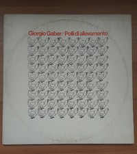 Giorgio Gaber Polli Di Allevamento 2LP Italien 1978 Vinyl EX Zustand