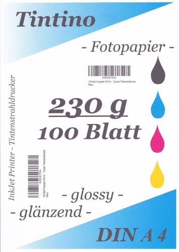 Tintino fotopapier 100 blatt - tintino,