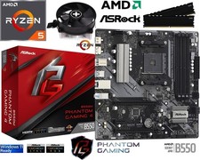 PC Aufrüstkit AMD Ryzen 5 3400G bis 32GB DDR4 mit TPM 2.0 ASRock B550M Gaming