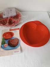 Tupperware Silikon-Backform Herz Neu