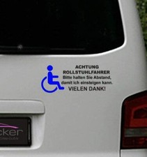 Achtung Rollstuhlfahrer