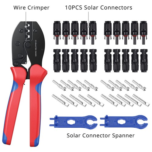 Solar crimpzange stecker set - solar,