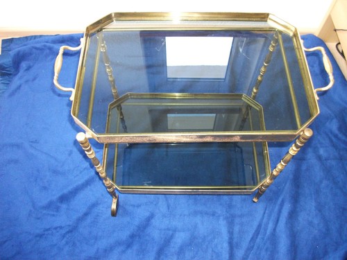 Servierwagen messing massiv - servierwagen,