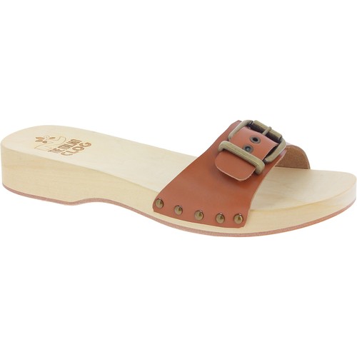 Damen holz clogs mit - damen,