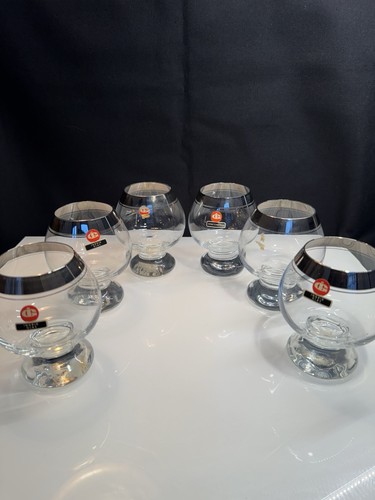 Ingrid glas platinrand - glas,