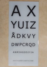 Vintage IKEA Gyllen Eye Exam
