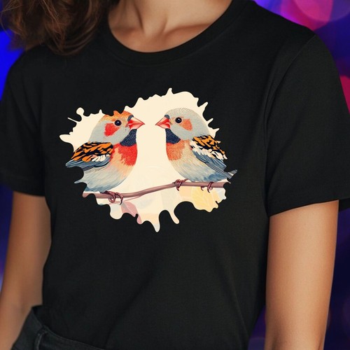 Frauen shirt zebrafinken - t-shirt,