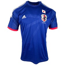 Adidas Japan Home Trikot JFA Nationalmannschaft Fussball Shirt 2014 Gr. XL Blau