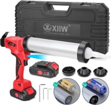 Akku Kartuschenpistole Kartuschenpresse Glaskleber Silikonpistole Montagekleber