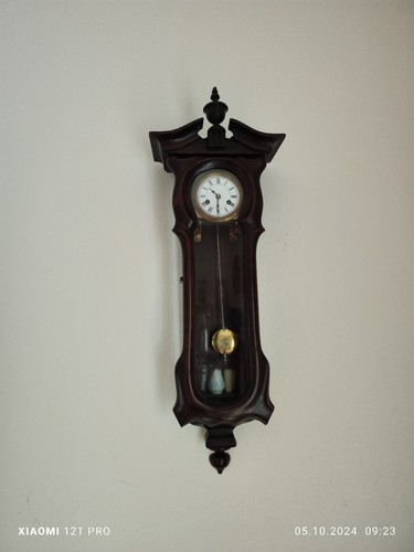 Biedermeier miniatur wanduhr - biedermeier,
