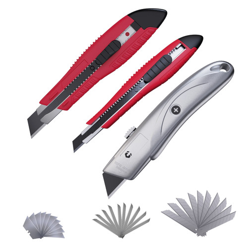3er cutter messer set - messer, |