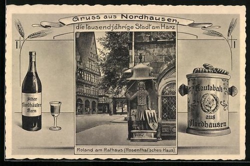 Ansichtskarte nordhausen - nordhausen, am