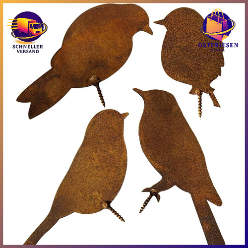Gartendeko rost vogel metall - rost,