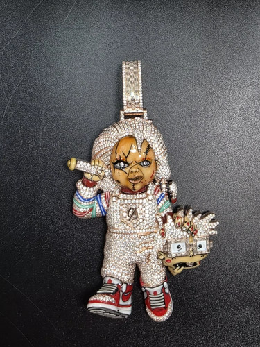Moissanit chucky killer puppe - chucky,