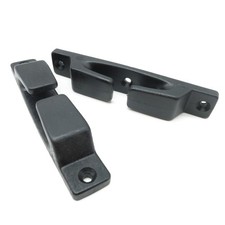 2x Lippklampe Nylon schwarz