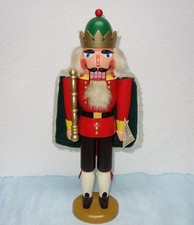 Christian Ulbricht SN  Nussknacker König, rot -  Rarität 48 cm Erzgebirge