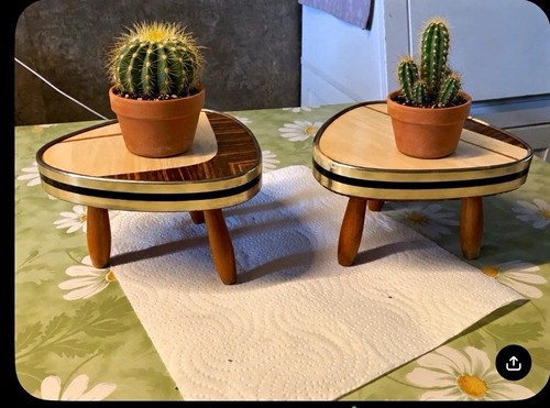 Kleine vintage blumenhocker - kleine,