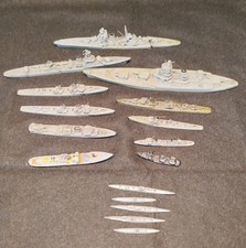 Konvolut alte WIKING Schiffe Kriegsschiffe Kreuzer, Metall, Dunmerque + Zara