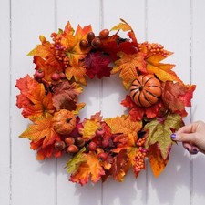 40cm orange herbst kürbis - herbst,