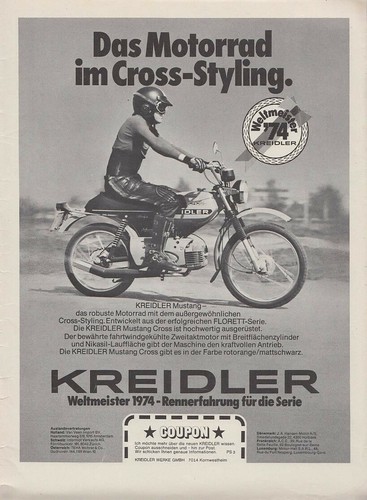 Kreidler mustang cross - kreidler,