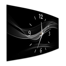 BM Wanduhr Quarzuhrwerk Quarz Wanduhr 44 x 22 cm geräuschlos lautlos 9592-1WZa