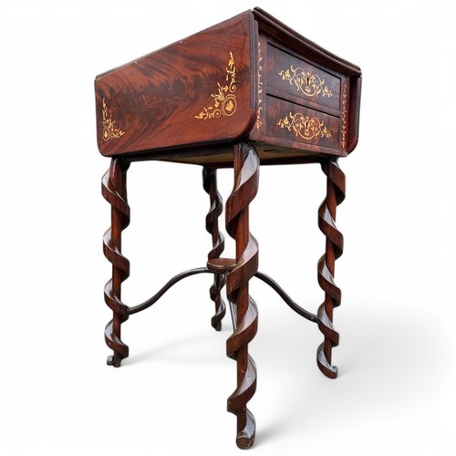 Biedermeier nähtisch klappbar - biedermeier,