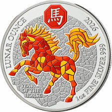 1 Oz Silber Proof Coloured
