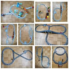 Lego Duplo Schienen Sets Kurven Gerade Brücke Eisenbahn grau dunkelgrau Auswahl