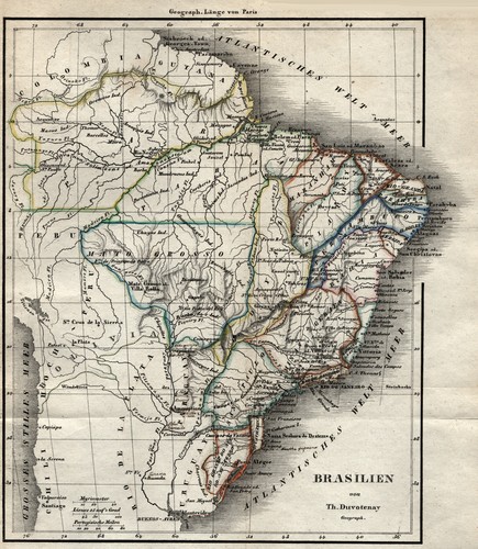 Brasilien original lithografie - brasilien,