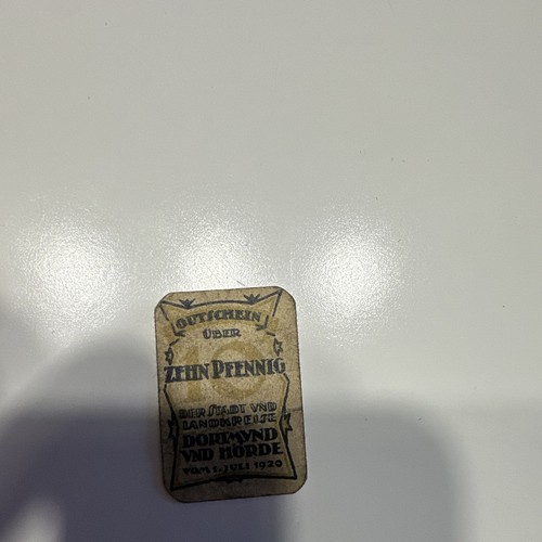 Notgeldschein notgeld - notgeldschein,