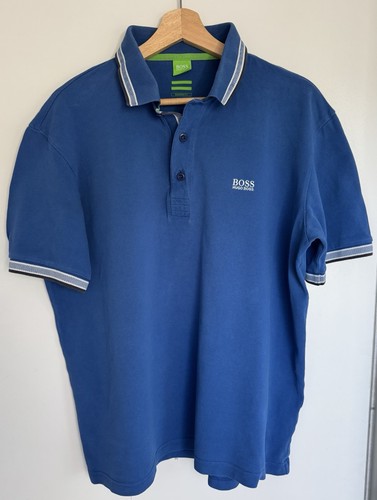 Hugo boss polo shirt blau - boss,
