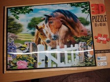 500 Puzzle 3D Pferde