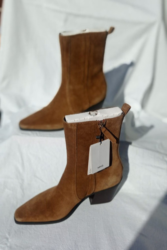Mango cowboy stiefeletten - mango,