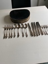 Besteck alt Hanseat - Besteck- Ostfriesenmuster -  Silber 90  Auflage 17Teile