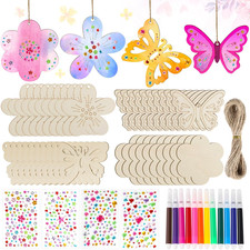 Bastelset Holzblumen zum