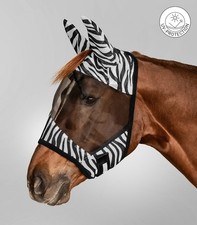 Fliegenmaske pony zebra - fliegenmaske,