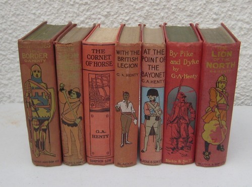 Henty antique book - g.a., henty,