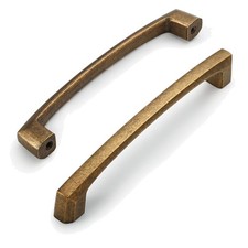 Möbelgriffe Vintage Antik Messing 128mm Schrank Schublade Küchenbeschlag