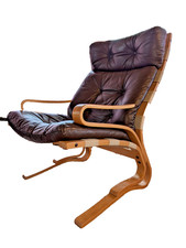 Vintage Leder Sessel 60er