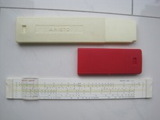 ARISTO Rechenstab Junior Nr. 0901 – Made in Germany + Aristo Lineal + Hülle